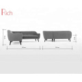 Modern Living Room Corner Sofa 7 Seater Fabric Sectional Sofa